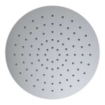 Laufen - Sprchové příslušenství Hlavová sprcha 30 cm, kartáčovaná ocel H3679810032311