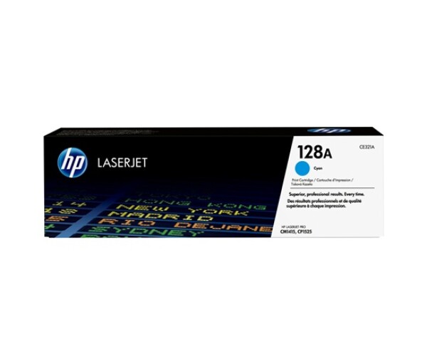 HP 128A Cyan LJ Toner Cart, CE321A (1,300 pages) EDF_716985