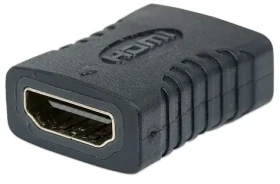Manhattan HDMI A-A female/female černá / Adaptér / 4K 60Hz / 10,2 Gbit/s / pozlacené kontakty (353465)