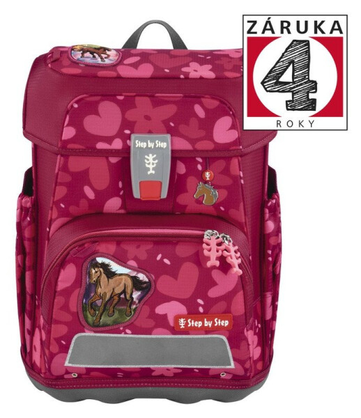 Školní aktovka CLOUD Wild Horse Nora 5 dílný set, AGR certifikát