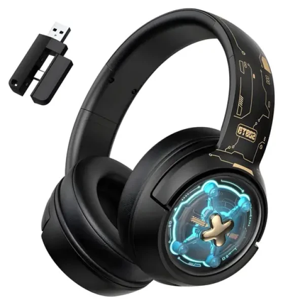 ONIKUMA GT802 černá / Herní sluchátka / Bluetooth 5.4 / 2,4 GHz / RGB / mikrofon (GT802 Black)
