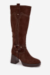 Kozačky na podpatku model 216795 Step in style 40