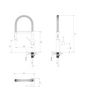 OMNIRES - X3 dřezová baterie chrom /CR/ X3CR