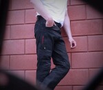 Pánské kalhoty Trilobite Parado monolayer Aaa slim fit black (Prodloužené) - 40 / černá