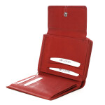 Menší dámská kožená peněženka Susi červená