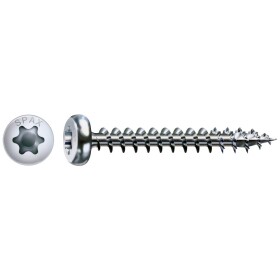 SPAX 880930140045025 R 88093 Ruko m.Spitze/T-STAR šroub do dřeva 4.5 mm 25 mm Torx, vnitřní korunka šestihranná ocel galvanizováno zinkem 1000 ks
