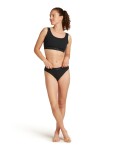 Dámské merino kalhotky ICEBREAKER Wmns Rib Lotus Hipster, Black velikost: L