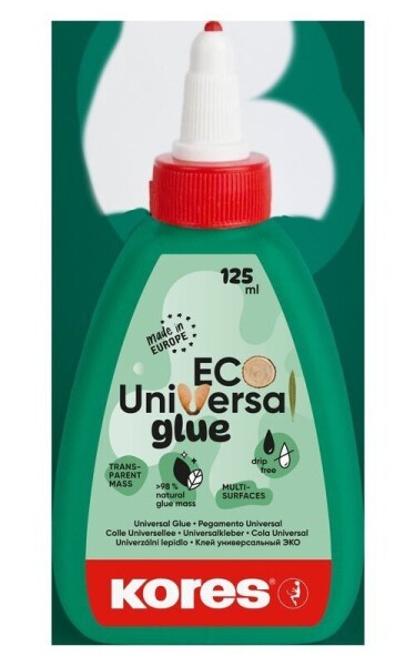 ECO Univerzální lepidlo 125 ml, rychlouzávěr, silné transparentní lepidlo bez rozpouštědel