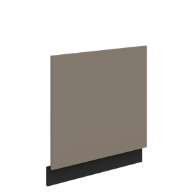 Dvířka na vestavnou myčku nádobí Aria ZM 570x596 Barva korpusu: Černá, Barva dvířek: TA - Sandgrau AFM