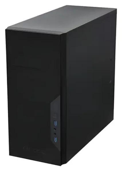 Antec VSK-3000E-U3 černá / Skříň / mATX, Mini-ITX / 2x USB 3.0 / bez zdroje / průhledná bočnice (0-761345-92033-9)