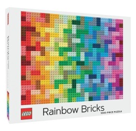 DVĚDĚTI Chronicle Books Puzzle LEGO® duhové kostky 1000 dílků
