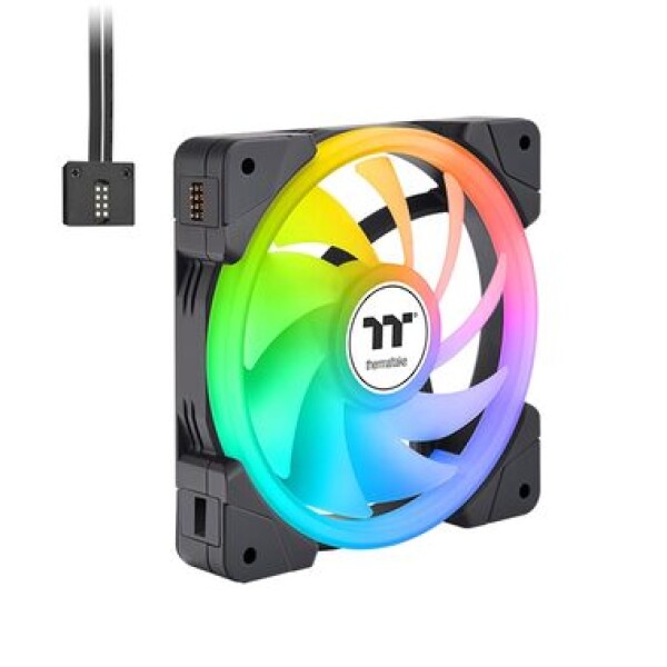 THERMALTAKE SWAFAN EX14 ARGB černá 3ks / Ventilátor / 140 mm / Hydraulic Bearing / 2000 RPM @ 38.8 dB / 81.6 CFM (CL-F168-PL14SW-A)