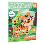 Mamido Magnetické puzzle 4v1 zvířátka MT1571