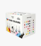 Food Colours sada gelových barev PowerGel (6 ks)