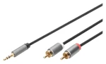 Digitus Audio adaptér Stereo 3,5 mm Jack - RCA / Redukce (DB-510330-010-S)