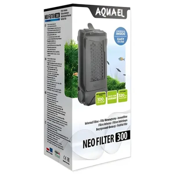 Aquael Neo 300 / Vnitřní filtr do akvária / 320 l/h / Pro akvária do 100 l (851-343961)
