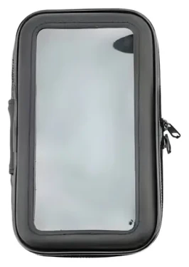 Hurtel Voděodolný držák telefonu na kolo/motorku XL černý / Držák na mobil / univerzální / max. telefon 165×80 mm
