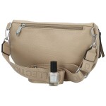 Trendy dámská koženková ledvinko-kabelka Genaida, béžová