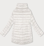 Dámská prošívaná bunda v barvě ecru se stojáčkem Minority (P3-6908-12) odstíny bílé L (40)