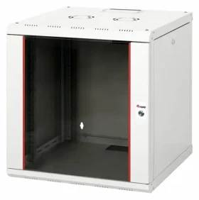 Equip nástěnný rozvaděč 12U 600×600 mm šedá / Nástěnný rozvaděč / 19" / Skleněné dveře / Pasivní chlazení (EPM-12-6060-G-CBAA)