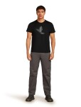 ICEBREAKER Mens 150 Tech Lite SS T Skiing Yeti, Black velikost: XXL