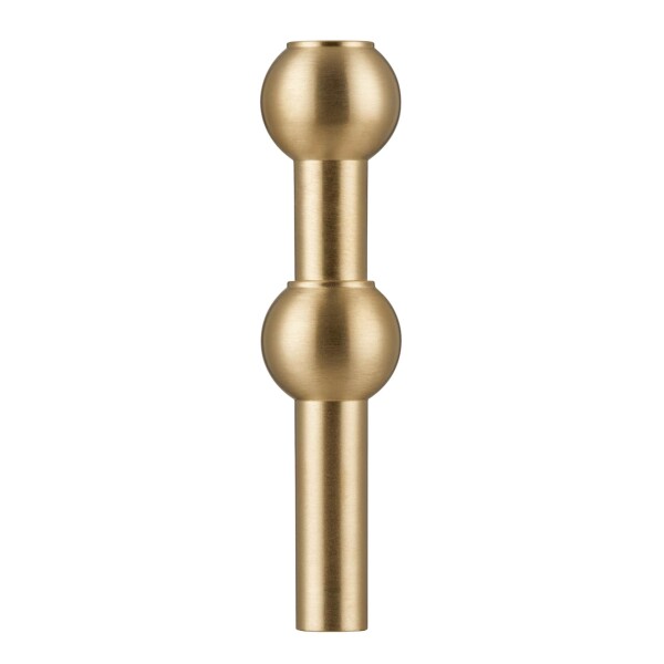 Stoff Nagel Designová vázička STOFF Nagel Brushed Brass, zlatá barva, kov