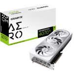 GIGABYTE GeForce RTX 4070 SUPER AERO OC 12GB / 1980 - 2535 MHz / 12GB GDDR6x / 192-bit / 1x HDMI + 3x DP / (16) (GV-N407SAERO OC-12GD)