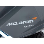 Mamido Dětská elektrická čtyřkolka McLaren Racing MCL 35 šedá