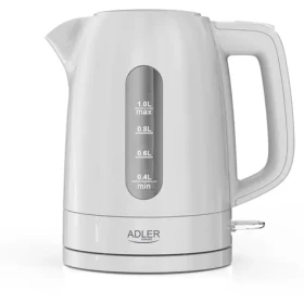 Adler AD 1380w bílá / Rychlovarná konvice / 1 L / plast (AD 1380w)
