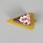 Cake star Podložka pod minidezerty zlatá trojúhelník 11,8 x 7,8 cm