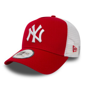 New Era Pánská kšiltovka New York Yankees MLB 940 Clean Trucker červená/bílá