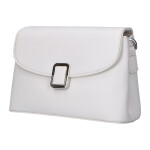 Stylová dámská koženková kabelka Ethel, béžovo-bílá