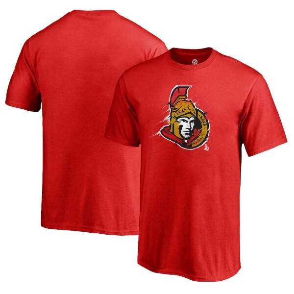 Fanatics Dětské tričko Ottawa Senators NHL Splatter Logo Velikost: Dětské S (6 - 9 let)