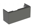 GEBERIT - Acanto Umyvadlová skříňka, 118x54x48 cm, 2 zásuvky, lávová 503.006.JK.1