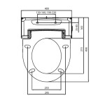 SAPHO - BLOOMING elektronický bidet s dálkovým ovládáním NB-R770D
