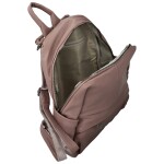 Trendy dámský koženkový kabelko-batoh Toska, starorůžový