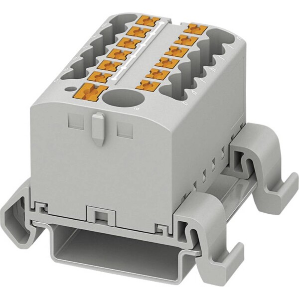 Phoenix Contact 3273220 blok rozvaděče 40.6 mm pružinová svorka šedá 8 ks