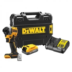 DeWalt DCF850E1T / Aku rázový utahovák s bezuhlíkovým motorem / 18V / 1x 1.7Ah (DCF850E1T)