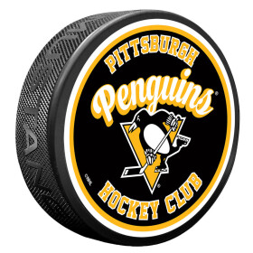 Mustang Puk Pittsburgh Penguins NHL Retro Script