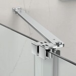 Sprchový kout obdélník 140x90 cm SAT Walk-In Xmotion SATBWIXM140STE90 SATBWIXM140STE90