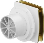 MEXEN - AXS 100 koupelnový ventilátor se senzorem vlhkosti, zlatá W9601-100H-50