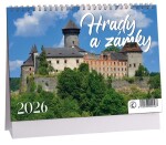 Stolní kalendář ARIA 2026 - Hrady a zámky