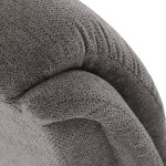 Polohovací křeslo, elektrické zabudované ovládání, šedá, látka, TV-Q8575 GREY2