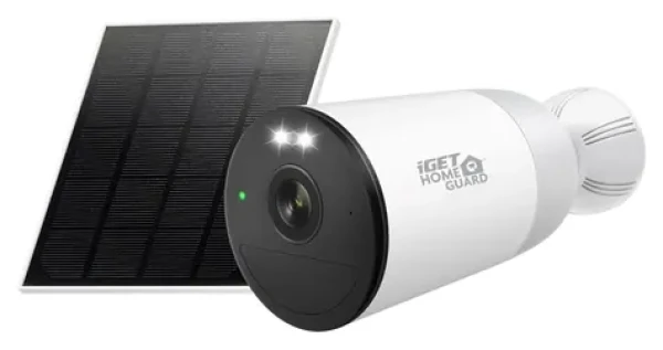 IGET HOMEGUARD HGWBK355S / Venkovní IP kamera / 2K QHD / solární panel / baterie / Wi-Fi (HGWBK355S)