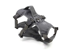 Zed sportovní postroj pro psa | 26 – 103 cm Barva: Šedá, Obvod hrudníku: 42 - 103 cm, Obvod krku: 42 - 64 cm