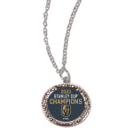 Fanatics Přívěšek na krk Vegas Golden Knights 2023 Stanley Cup Champions Round Logo Necklace FA_200197680