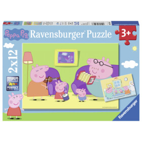 Ravensburger Prasátko Peppa 2 x 12 dílků