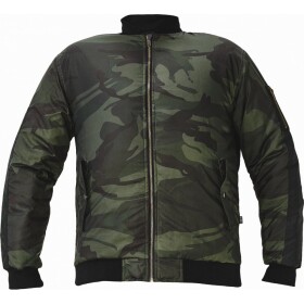 Bunda zateplená CRAMBE PILOT maskáčový vzor DOPRODEJ 100% polyester S- olivová camouflage