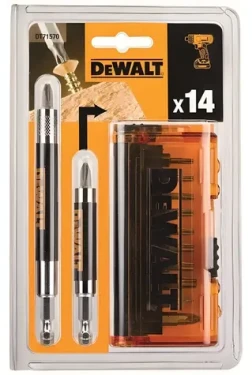 DeWalt DT71570 / Sada bitů / 14 ks / s magnetickým vodítkem (DT71570)