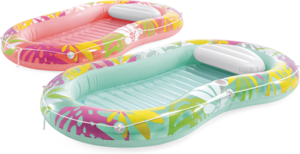 Nafukovací lehátko s polštářkem Tropical Oasis - Alltoys Intex